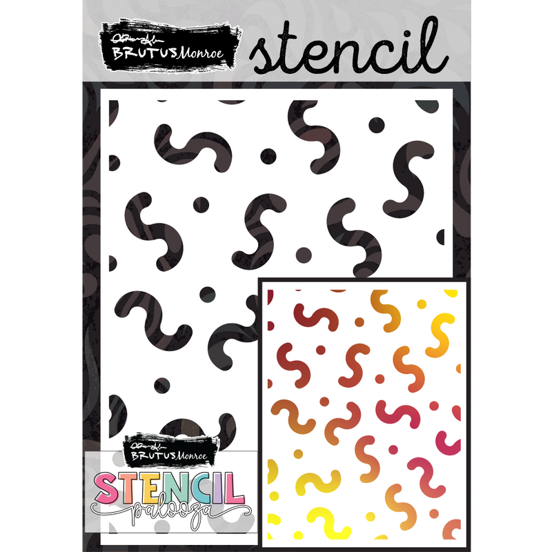 Noodle Doodle | A2 Stencil | Stencilpalooza Day 20
