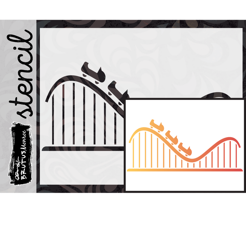 Rollercoaster | A2 Stencil