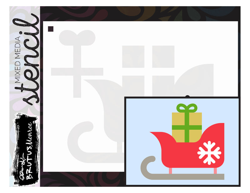 Sleigh Ride | A2 Layering Stencil