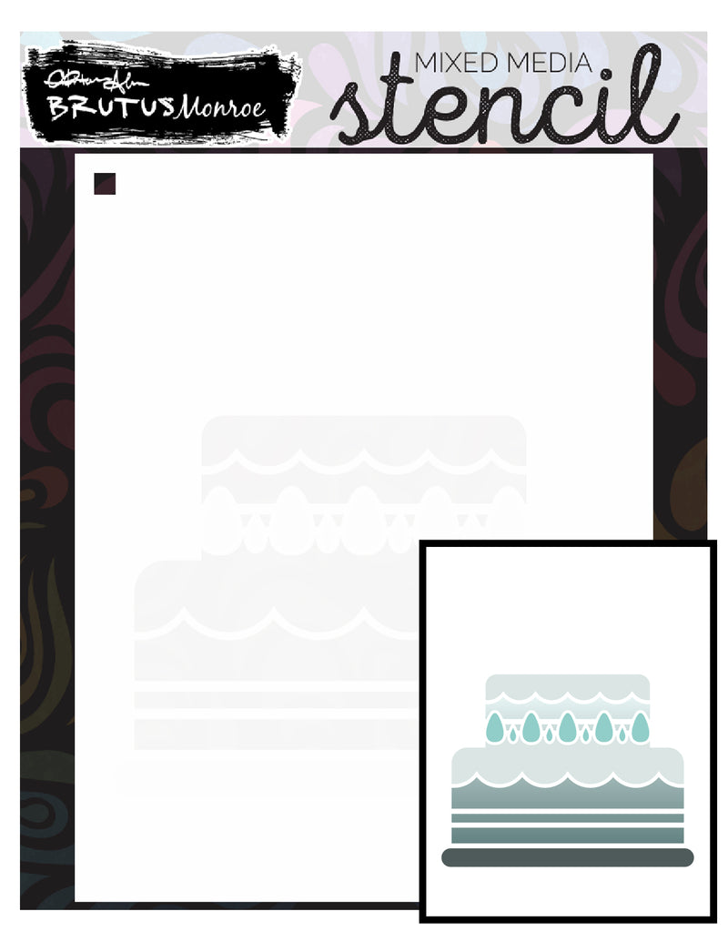 Wedding Cake | A2 Layering Stencil