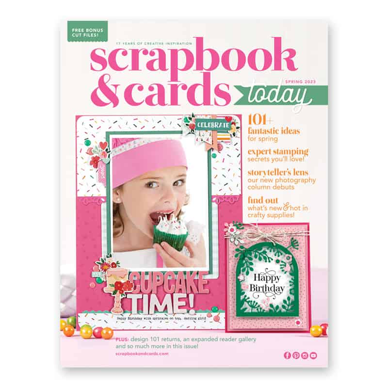 Scrapbook & Cards Today Spring 2023 Magazine