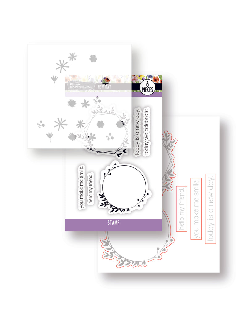 New Day | Stamp & Coordinating Die