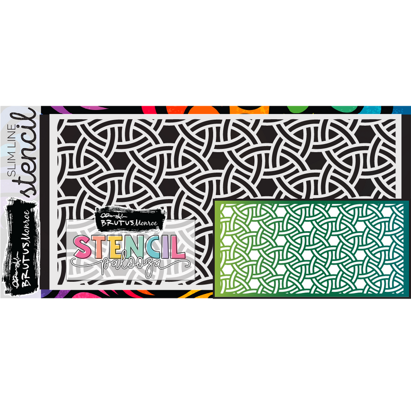Celtic Circles | Slimline Stencil | Stencilpalooza Day 24