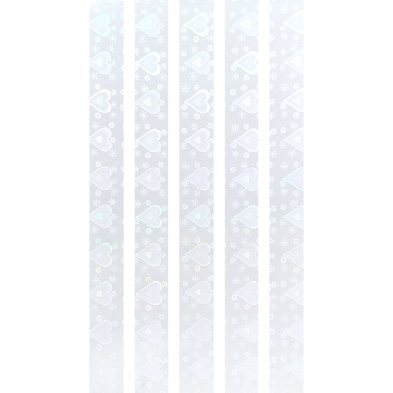 Glowing Hearts | Sparkle Overlay Strips