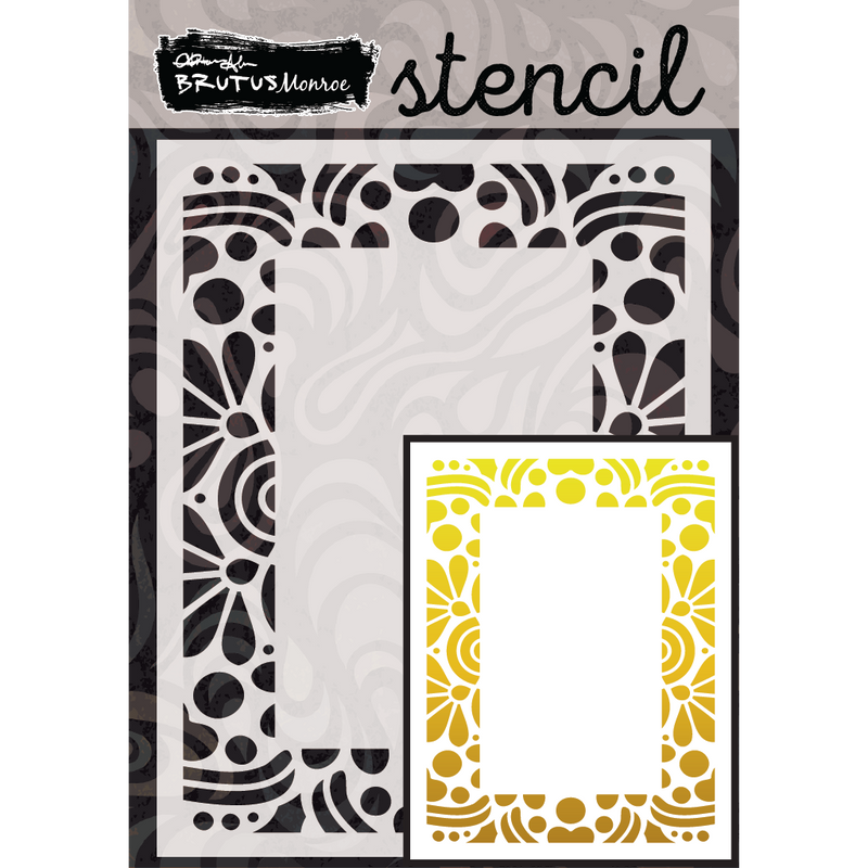 Flower Frame | A2 Stencil