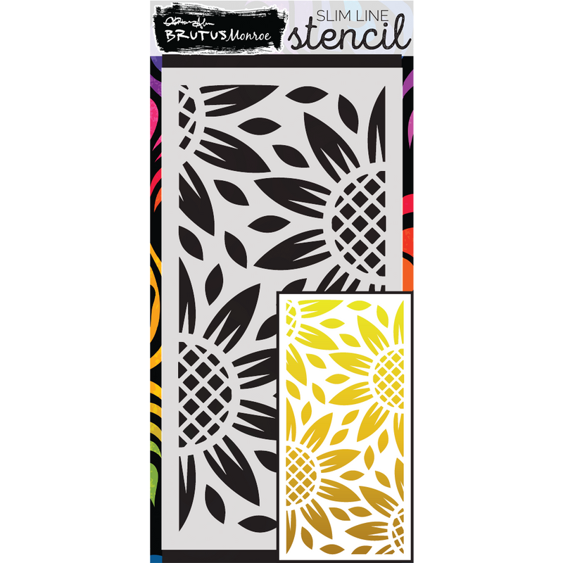 Sunflower Garden | Slimline Stencil