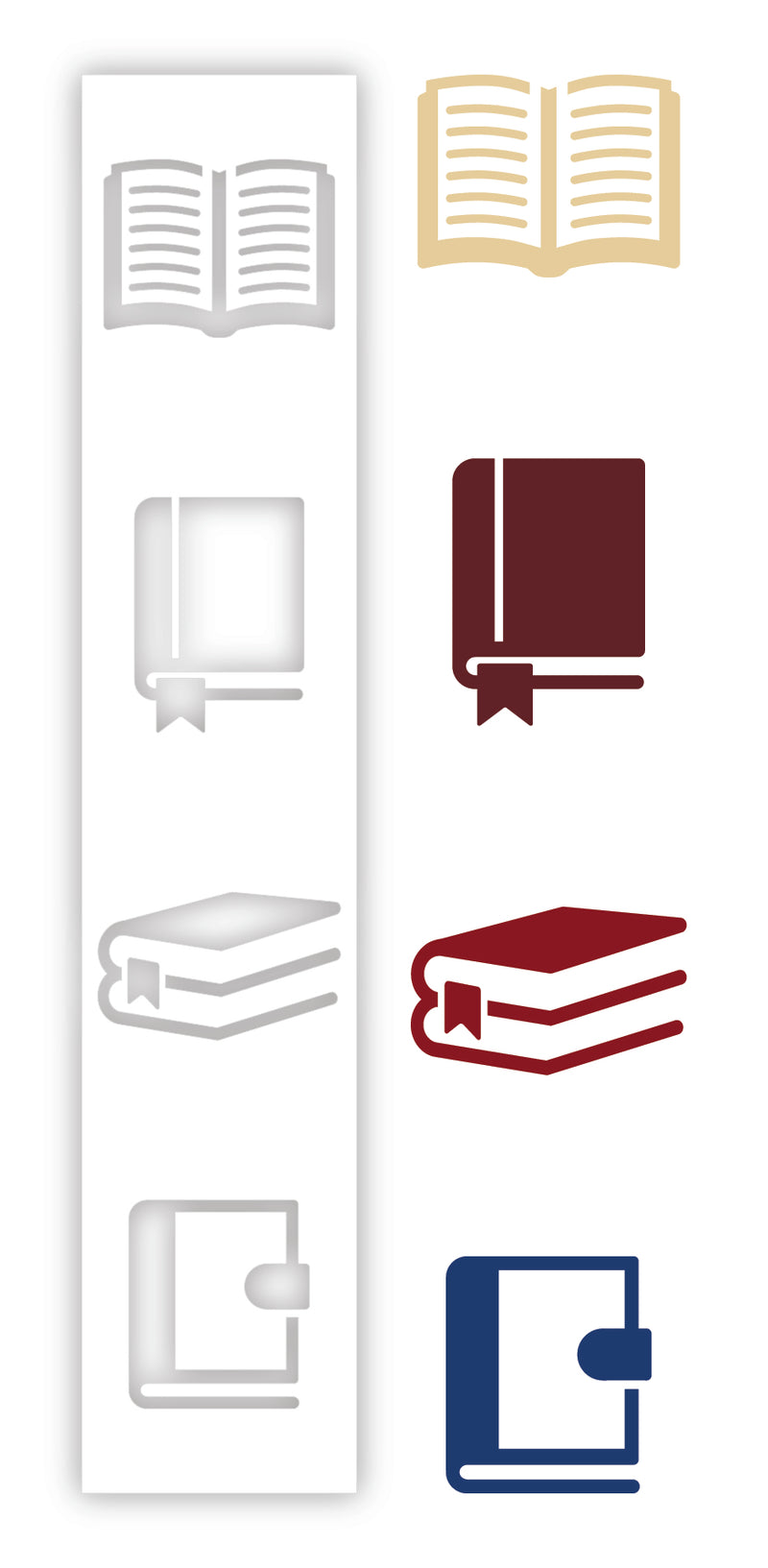 Books | Slide Show Stencil