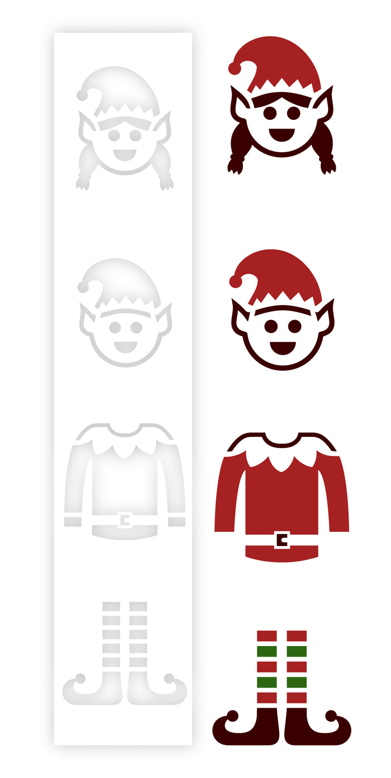 Build an Elf | Slide Show Stencil