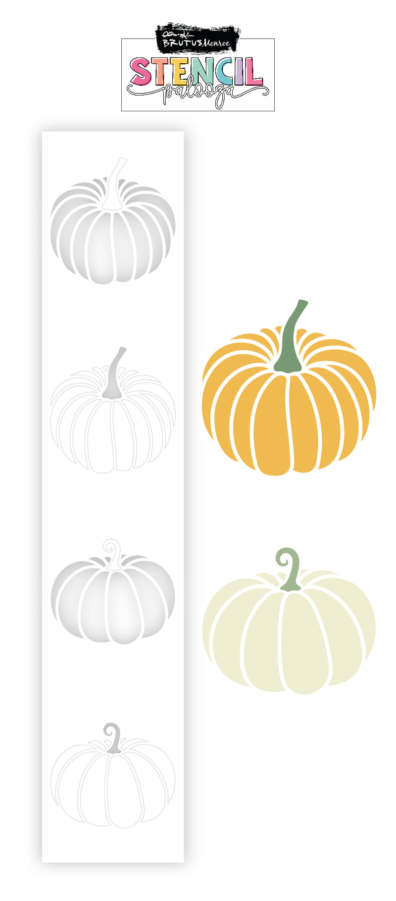 Stencilpalooza | Day 24 | Pumpkin Patch | Slide Show Stencil