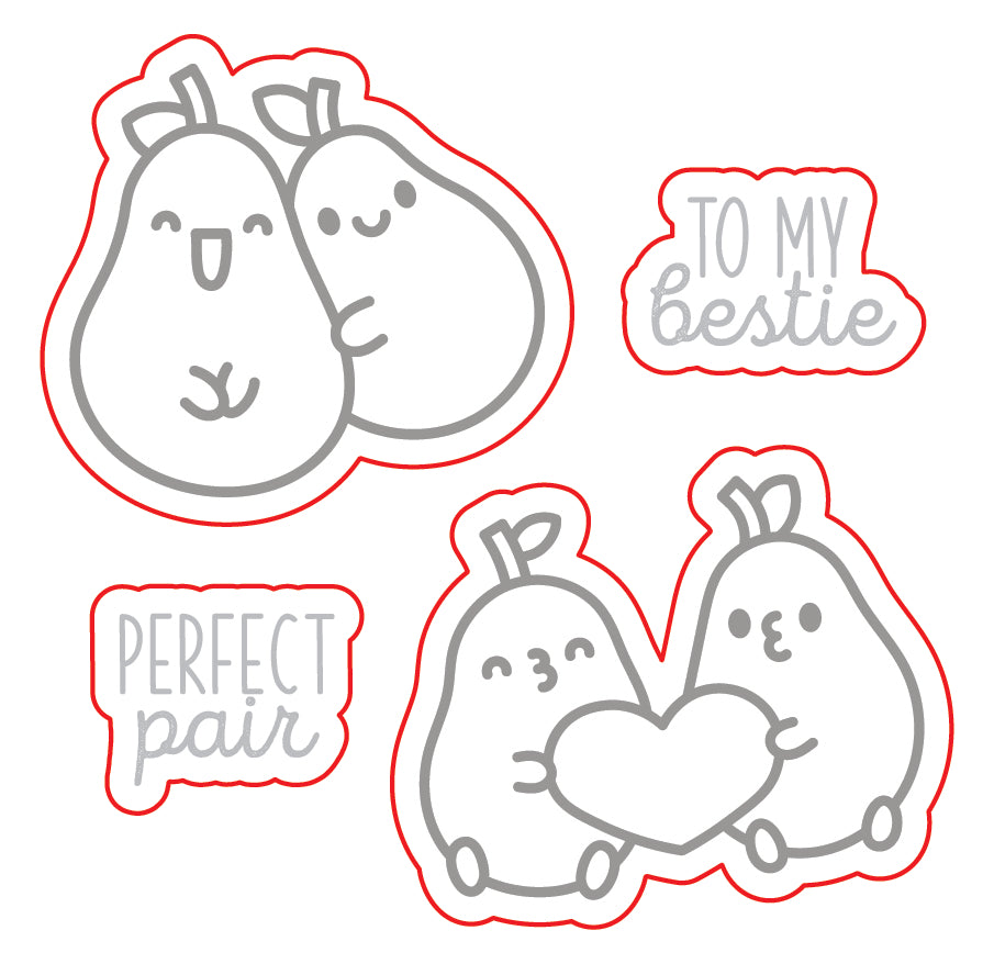 A Pear-fect Match | Digital Cut File — Brutus Monroe