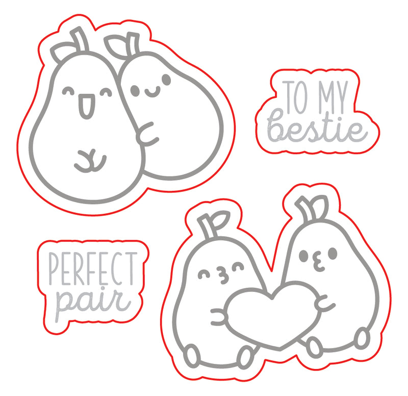 A Pear-fect Match | Digital Cut File