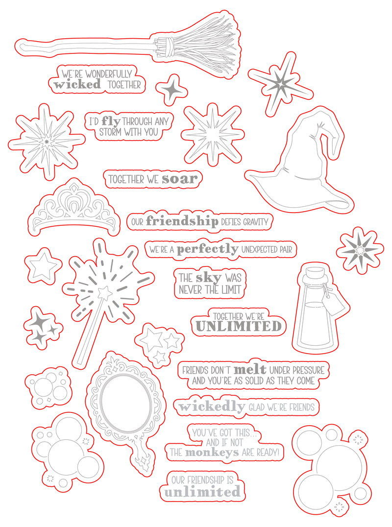 Bubbles and Broomsticks | Digital Cut Files