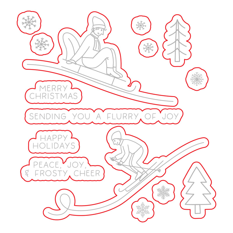 Flurry of Joy | Digital Cut Files