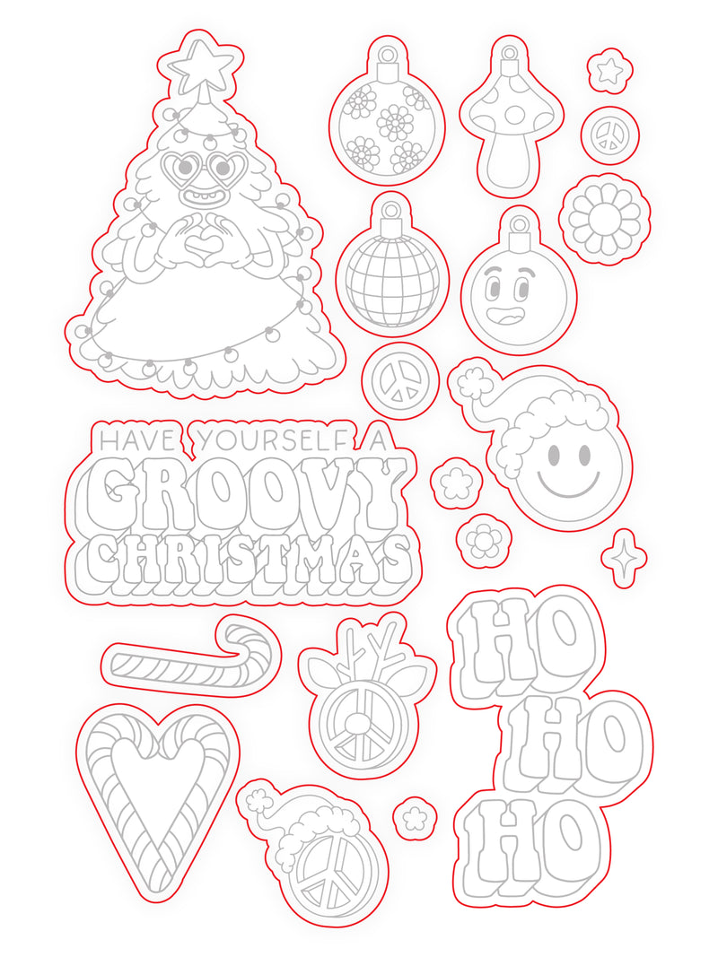 Groovy Christmas | Digital Cut File