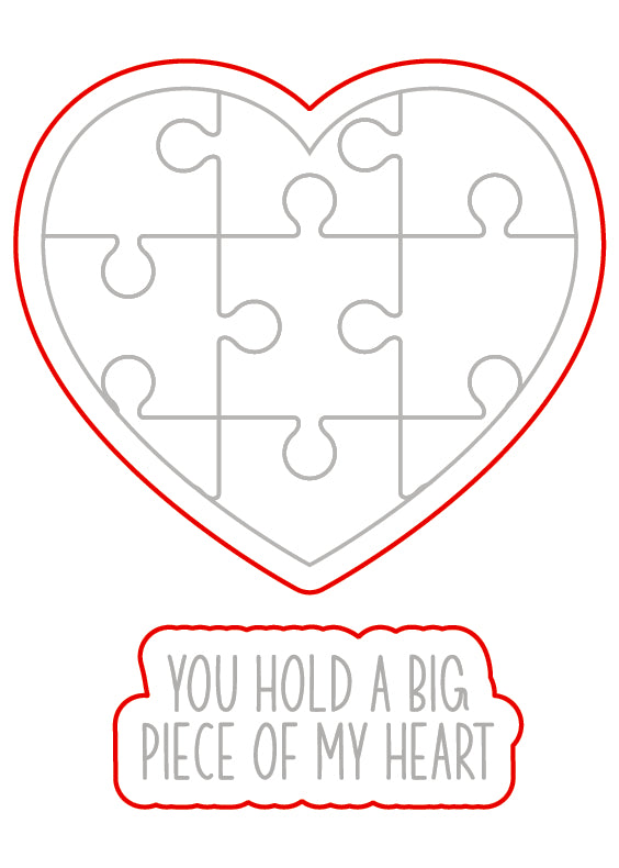 Heart Piece | Digital Cut File