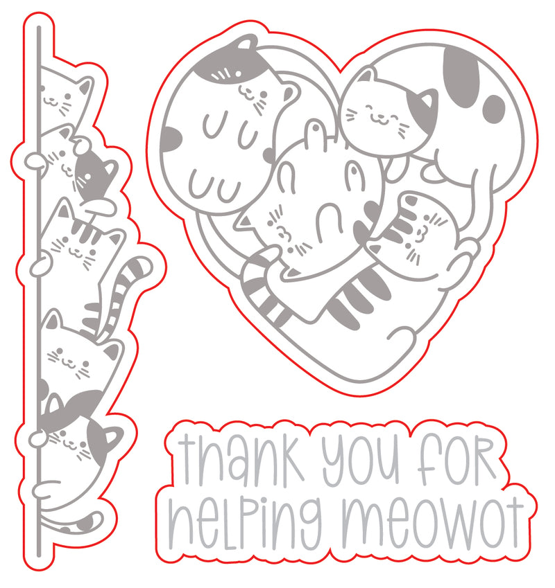 Kitty Heart | Digital Cut File