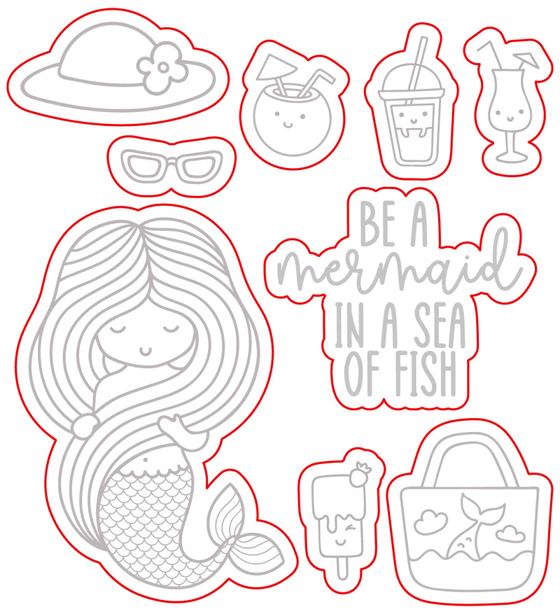 Mermazing  | Digital Cut File