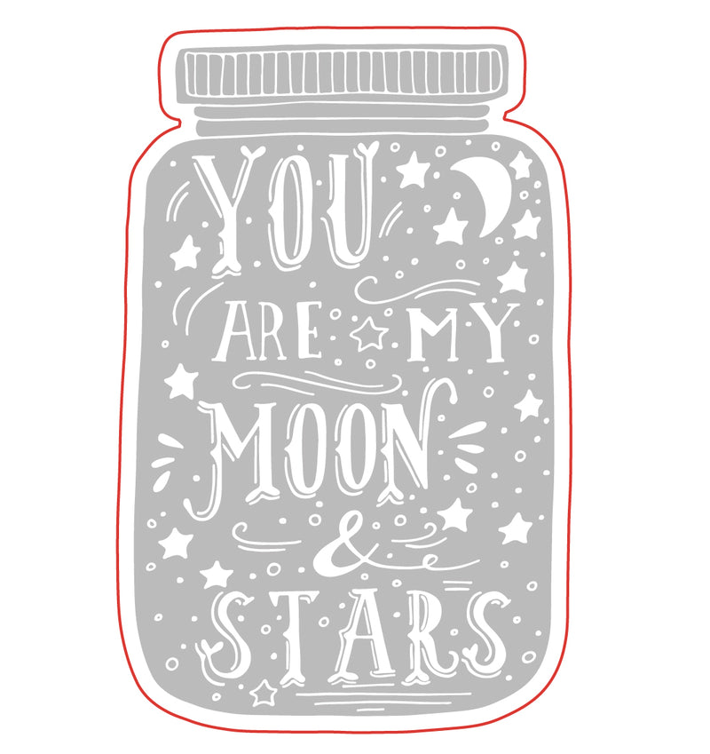 Moon and Stars | Digital Cut File