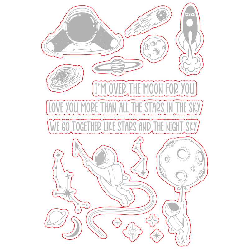 Over the Moon | Digital Cut File