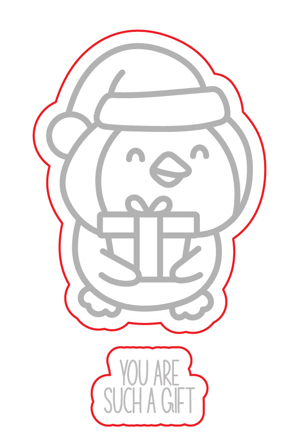 Penguin Gift  | Digital Cut Files