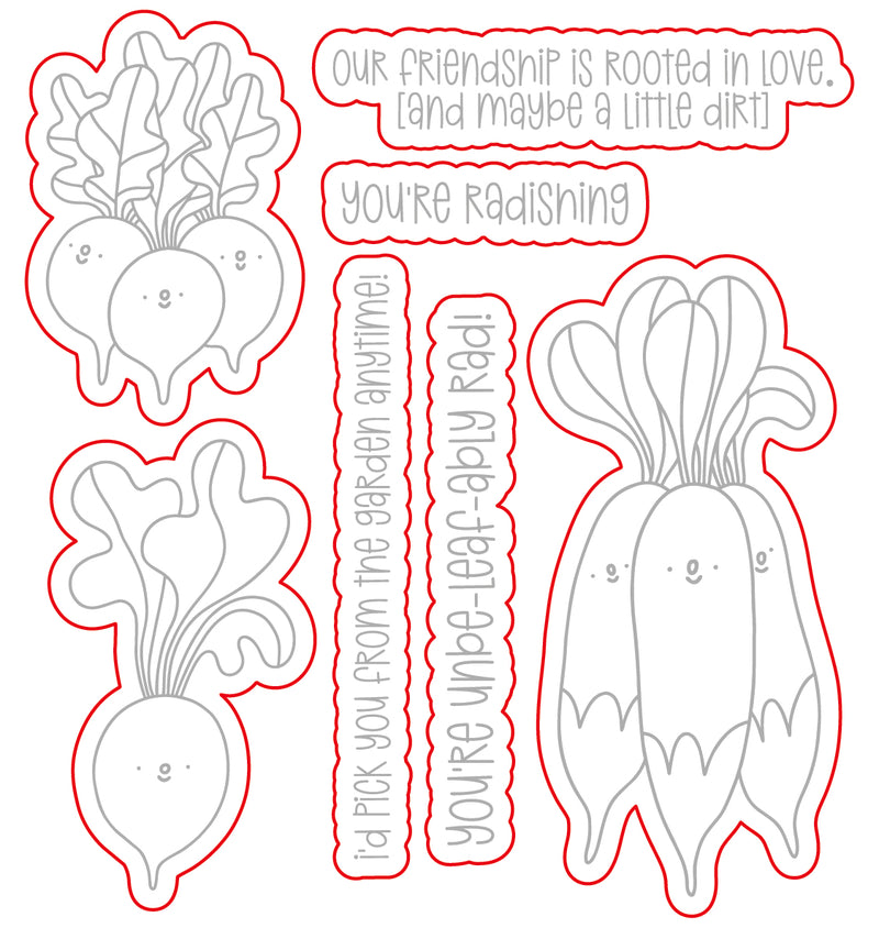 Radishing | Digital Cut File