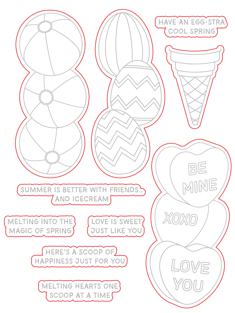 Scoop of the Seasons | Digital Cut Files