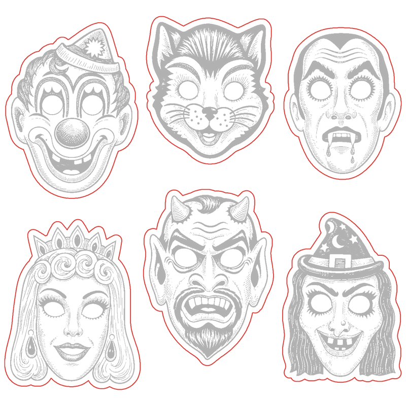 Sinister Smiles | 6x6 Stamp Set
