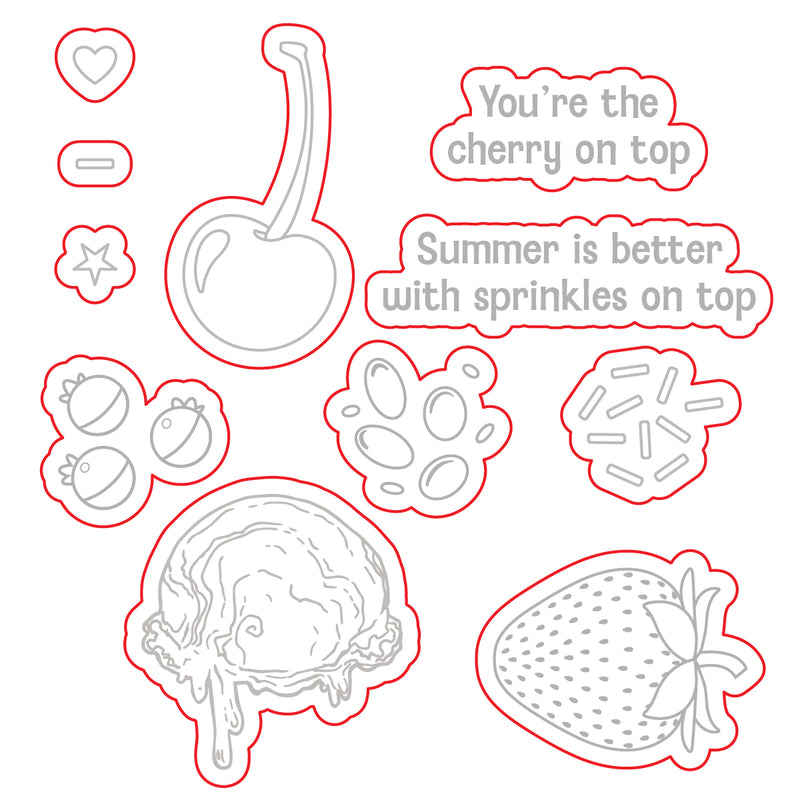 Sweet Summer Toppings | Digital Cut Files