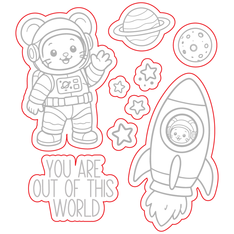 Theodore in Space | Digital Cut File