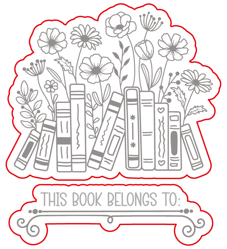 This Book Belongs To | Digital Cut File