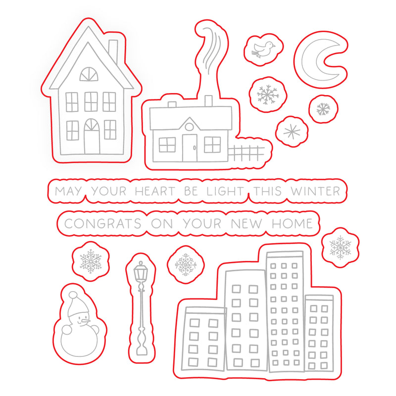 Winter Home  | Digital Cut Files