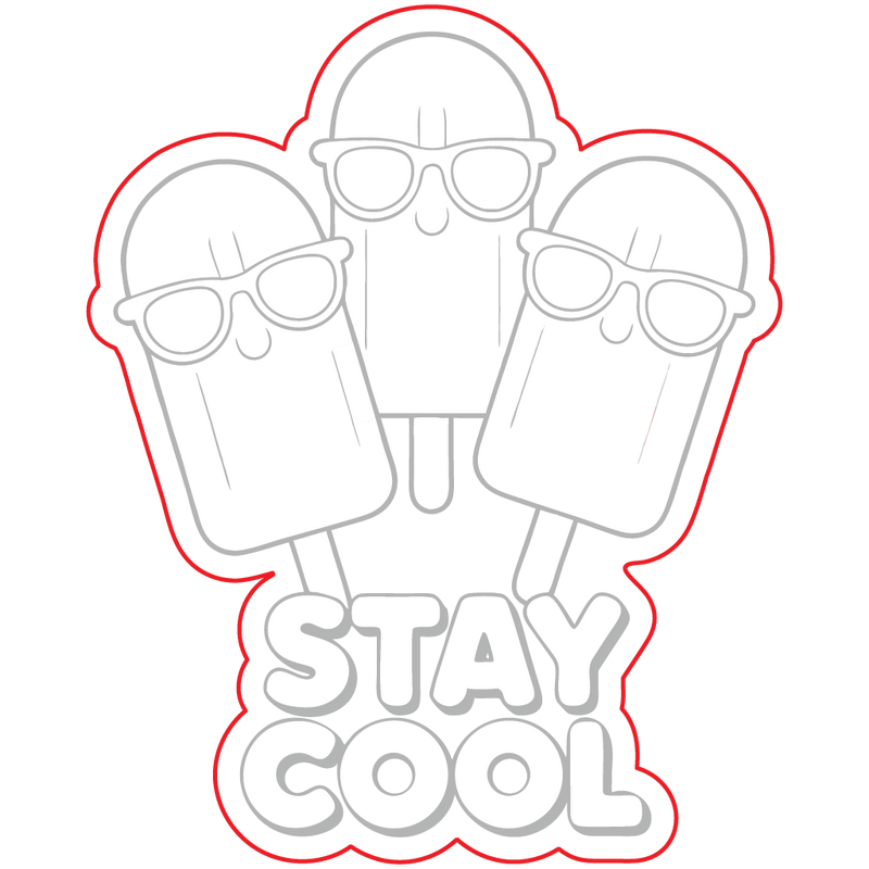 Stay Cool | 3x3 Stamp Set