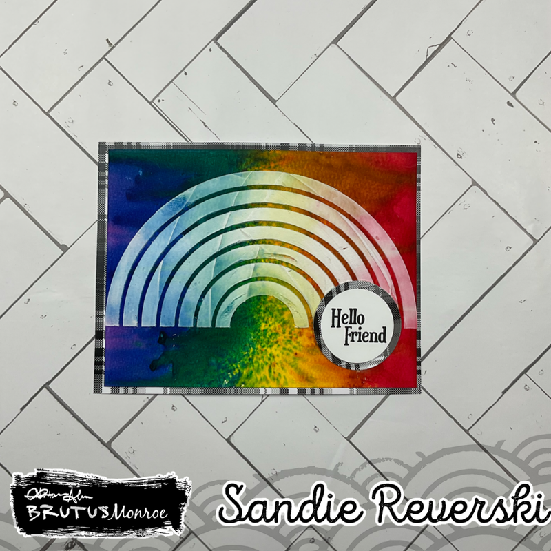 Chasing Rainbows | Mixed Media Stencil