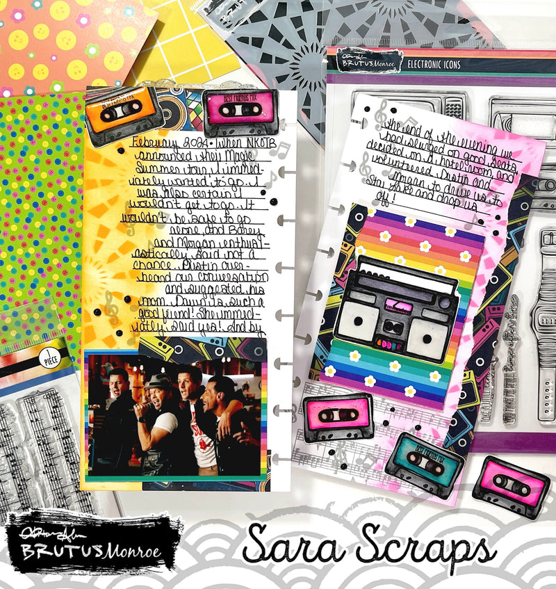 Electronic Icons | 6x8 Stamp