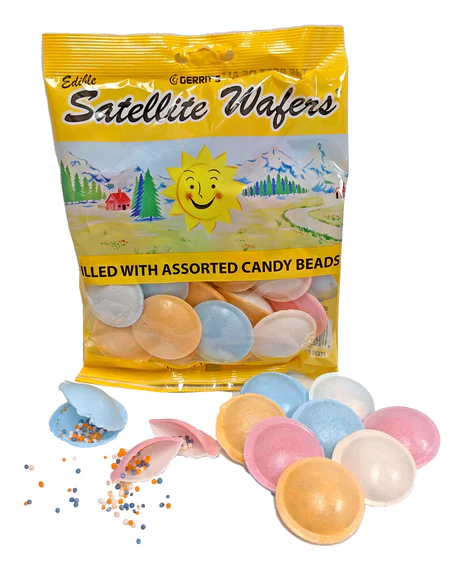 Satellite Wafers Candy Peg Bags