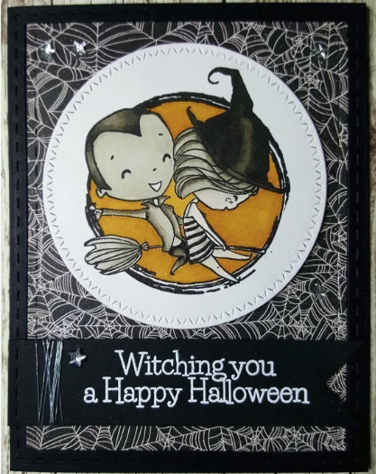 True Love Halloween Stamp