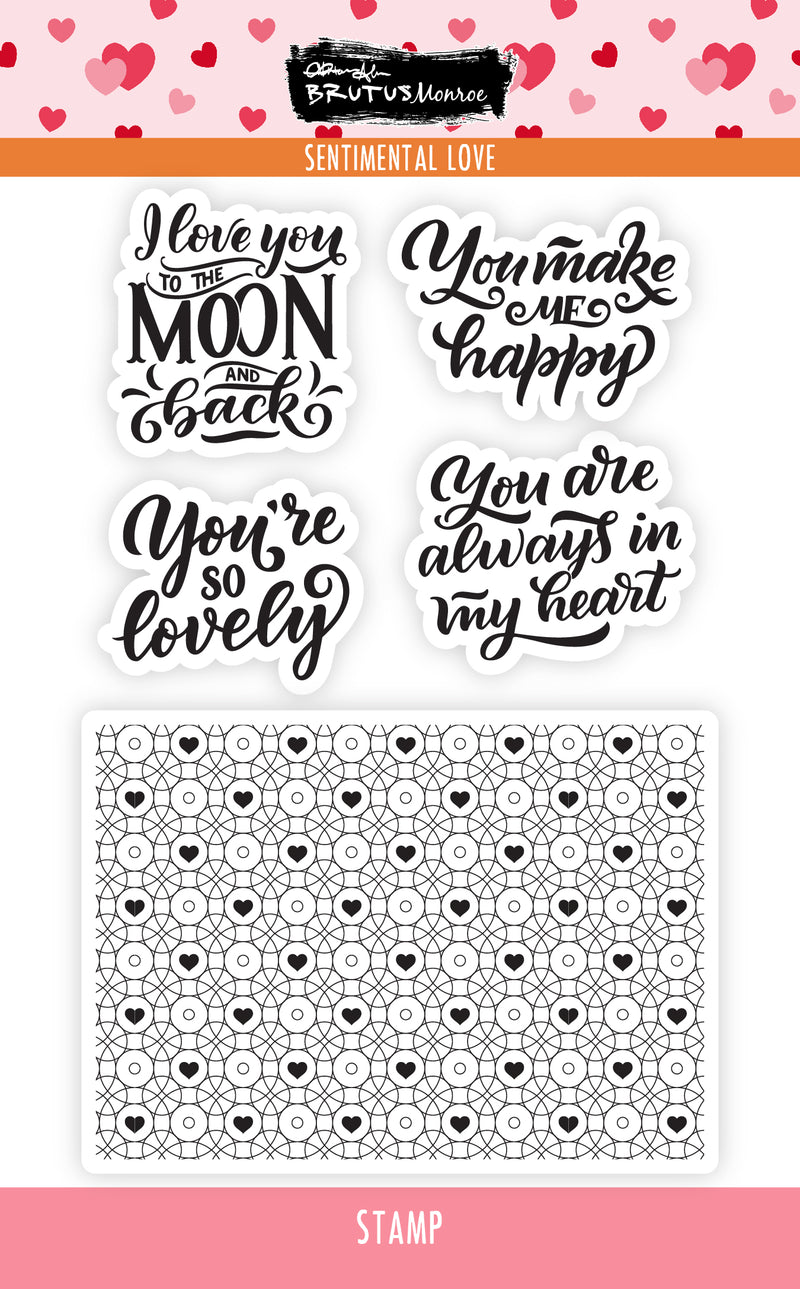 Sentimental Love | 4x6 Stamp Set