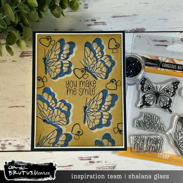 Gorgeous Butterflies | 4x4 Stamp