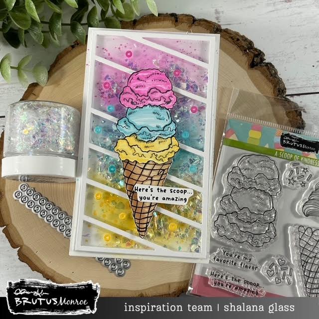 A Scoop of Kindness | 4x4 Stamp