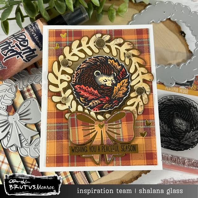 Peaceful Hedge | 3x3 Stamp Set