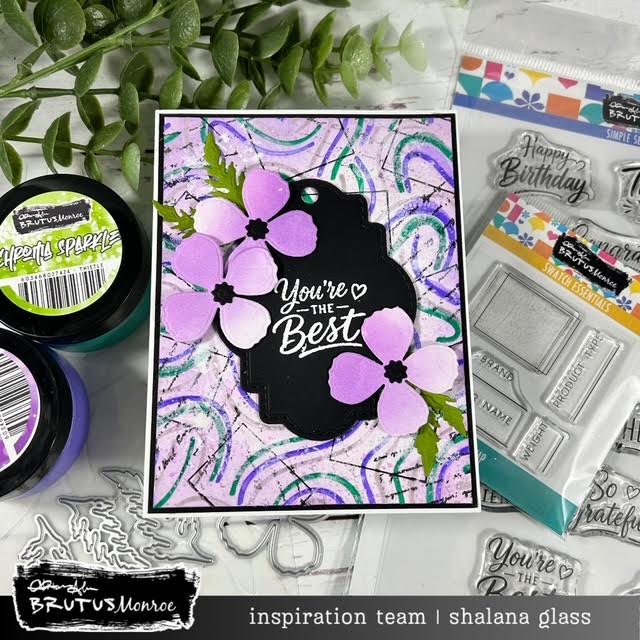 Brush Strokes | Mixed Media Layering Stencil