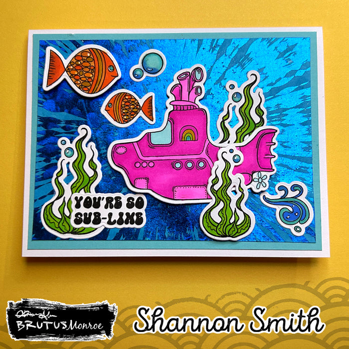 Seas The Day 4x6 Stamp Set
