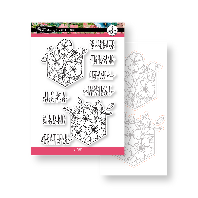Shaped Flowers | Stamp & Coordinating Die