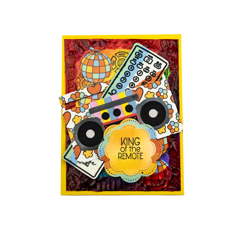 Remote King | 4x6 Stamp