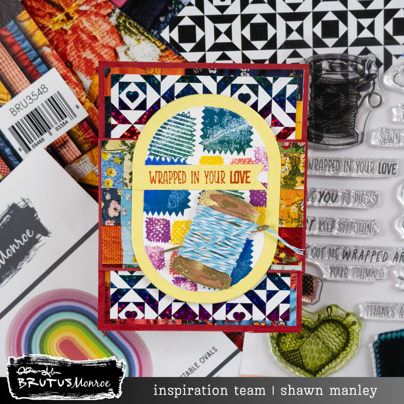 Stitched with Love | 6x8 Stamp Set