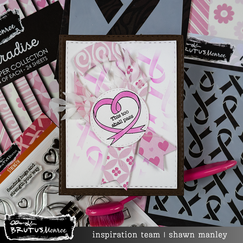 Ribbons | Mixed Media Stencil