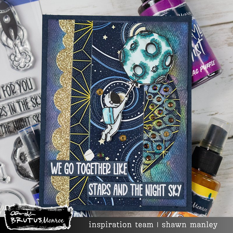 Over the Moon | 6x8 Stamp Set