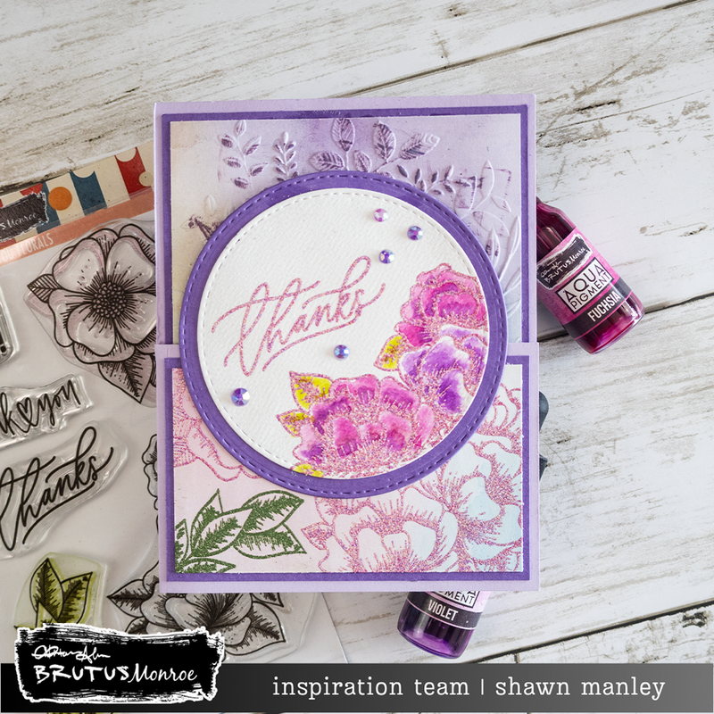 Thank You Florals | 4x6 Stamp Set