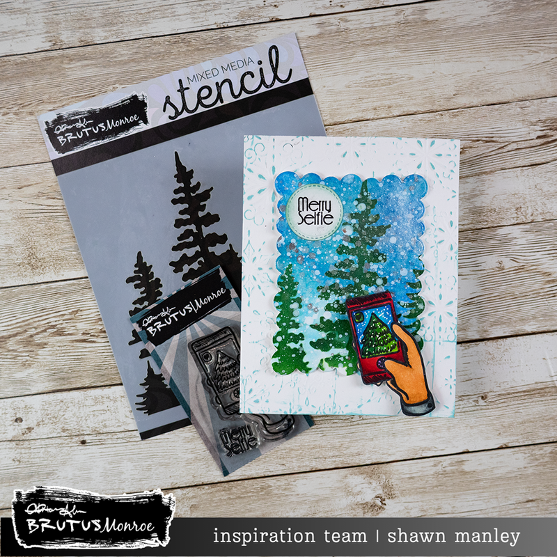 Merry Selfie | 2x3 Stamp