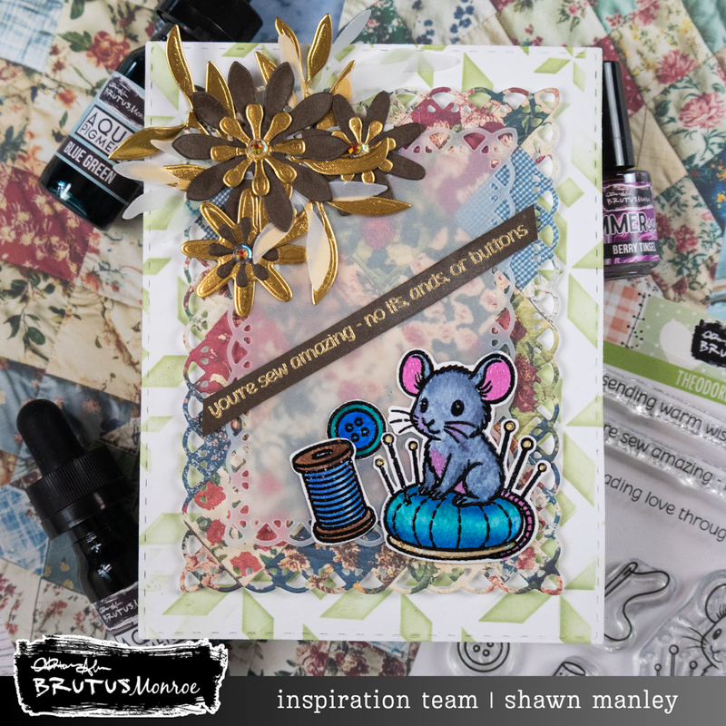 Theodore's Cushion | 4x4 Stamp Set